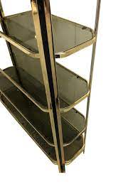 Maybe you would like to learn more about one of these? Vintage Brass And Smoked Glass Shelving Unit 1970s At 1stdibs