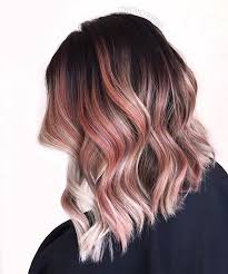 How did pink colored hair get so popular? Obsessed Over This Platinum And Rose Gold Rooted Hair Painting All Matrix Color Used Rose Gold Formula Created With 1 California Hair Grunge Hair Hair Styles