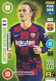 Antoine griezmann will find it difficult to adjust with antoine griezmann's associates and. Card 194 Antoine Griezmann Panini Fifa 365 2020 2021 Adrenalyn Xl Laststicker Com