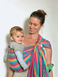 Porte Bebe Echarpe De Portage Sling Meitai Ling Ling D Amour Rainbow Ring Sling Baby Wearing Ring Sling
