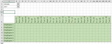 How To Make Automatic Calendar In Excel