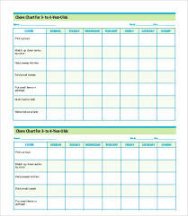 Chore Chart For Kids 7 Free Pdf Documents Download Free
