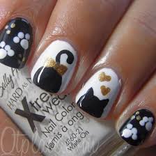 Nail Art Cat Nail Art Tutorial Manicure Nail Designs Cat Nail Art