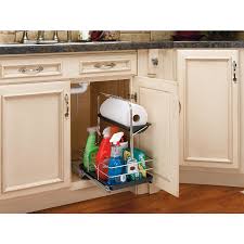 tier metal pull out cabinet basket