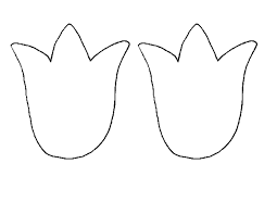 Tulip Template Printable Flower Templates Printable Flower Template Printable Flower Coloring Pages