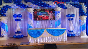 Celebrate the big 'one' with our 1st birthday decorations for girls and boys. Baby Boy 1st Birthday Party Decorations At Home Novocom Top