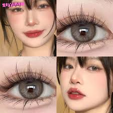 UYAAI 2023 Lensa Kontak Warna DNA Baru Murid Hijau 1 Pasang Lensa Berwarna  Cantik Lensa Hitam Lensa Mata Berwarna Alami