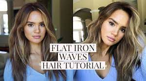 Flat Iron Beach Waves Hair Tutorial Dacey Cash Beach Waves Hair Tutorial Waves Hair Tutorial Hair Waves