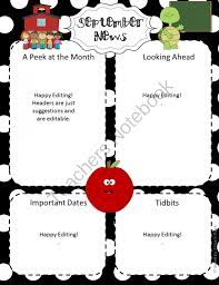 Check spelling or type a new query. Free Editable September Monthly Newsletter Sample Newsletter Preschool Newsletter Templates Classroom Newsletter Template Preschool Newsletter