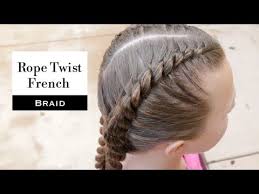 This means you take your section of hair and. Rope Twist French Braid By Erin Balogh Youtube