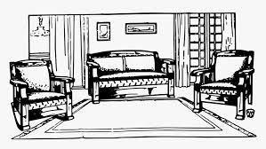 Living room clipart png eyes. Livingroom Clipart Black And White Hd Png Download Kindpng