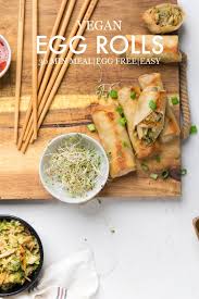Their main ingredients are cabbage, carrot, and mung bean, and the wrapper is plain wheat flour. Vegan Egg Rolls Make It Dairy Free