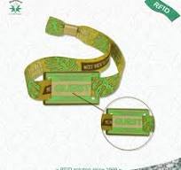 Pulseira de tecido NFC RFID com cartão de tag RFID de plástico PVC mini  (A006)