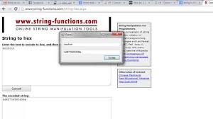 String To Hex In C Youtube