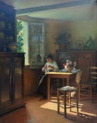 Marcel Rieder 1862 1942 Art Peinture Figurative Peinture
