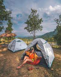 Hire A Camp On Instagram Have You Ever Gone Camping This Was Larissa Wlc S First Ever Camping Experience Camping Experience Travel Pose Adventure Camping