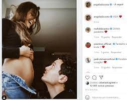 Feliz, atriz de 'bem me quer' mostra barriga ao lado de miguel coimbra, que só assumiu em setembro último. Angie Costa Esta Gravida Dioguinho Blog