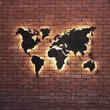 Wooden Map World Map Led Map Wall Map Wooden Map History Wall Ocean Wallpaper