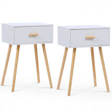 Codes promo, ventes flash, livraison offerte, trouvez le produit de vos rêves à prix réduit ! Tables De Chevet Scandinaves En Bois Et Blanc Id Market