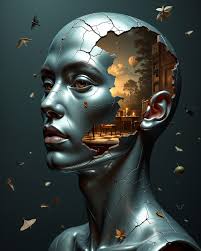 Abstract Surreal Depiction of a Male Mannequin in Despair