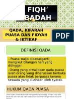Artikel ini akan bantu anda memahami topik puasa ganti ramadan secara lengkap dan menyeluruh. Qadha Kifarah Puasa Dan Fidyah