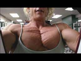 Huge muscular tits