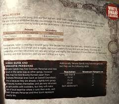 Venator Rules Necromunda May White Dwarf Magazine Pdf Rules Reveal Skill Set