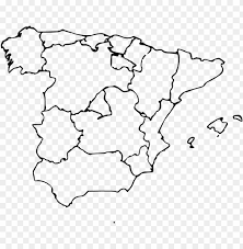 Spain follows a constitutional monarchy, a general court, and a bicameral parliament. Free Vector Map Of Spain Clip Art Blank Map Of Spain States Png Image With Transparent Background Toppng