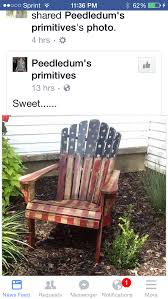 Pin By Marilyn Economou On Red White And Blue Americana Decor Adirondack Chair Pallet Furniture Outdoor