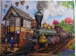 Puzzle Collector Art Series By Vivienne Chanelle Puzzle Is Titled All Aboard And Is 1000 Pieces Art Series Art Painting