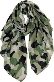 Gerinly Scarves Lightweight Travel Scarf Camouflage Print Shawl Wrap Olive At Amazon Women S Clothing Store