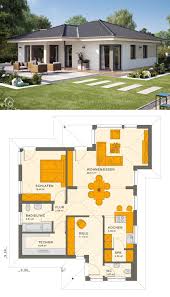 Bungalow House Floor Plans With One Level Modern Contemporary European Style Architecture Design Solution 78 V8 Haus Bungalow Grundriss Bungalow Living Haus