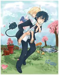 Ane Rin And Shimei S Garden Blue Exorcist Anime Blue Exorcist Rin Rin And Shiemi