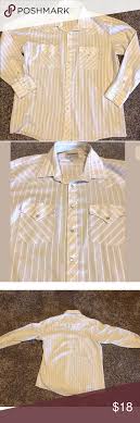 Ely Cattleman Stripe Pearl Snap Western Shirt Xl Ely