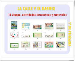 La Calle Y El Barrio 15 Juegos Actividades Interactivas Y Materiales Didacticos De 1º De Primaria Actividades Interactivas Actividades Juegos De Barrio