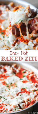 One Pot Baked Ziti