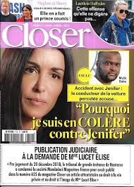Closer n°710 19/01/2019 jenifer/ laeticia hallyday/ meghan&harry/ jeff  bezos/ charlotte casiraghi/ lady gaga/ jennifer lopez