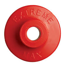 Extreme Max Round Plastic Backers Red Pack Of 24