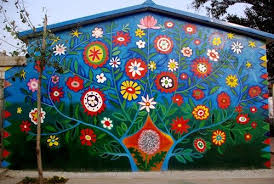 Pin By Mcguckin Hardware On Makes My Heart Skip A Beat Flower Mural Garden Mural Mural