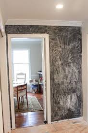 If you find any imperfections, smooth the wall surface with 100 grit sandpaper before painting with. How To Make A Smooth Chalkboard Wall For Imperfect Walls Chalkboard Wall Smooth Walls Orange Peel Walls