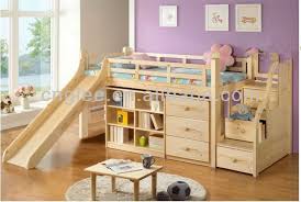 Children Wooden Bed With Slide Kids Bed Design Kids Bed With Slide Kid Beds