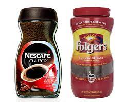 At starbucks, one shot of espresso contains 75 mg of caffeine; Nescafe Vs Folgers Instant Coffee Coffelio Com