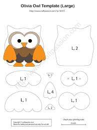Check spelling or type a new query. Owl Template Large Felt Crafts Patterns Felt Animal Patterns Stuffed Animal Patterns