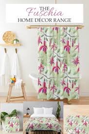 New Fuschia Home Decor Range In 2020 Quirky Home Decor Patterned Shower Curtain Home Decor