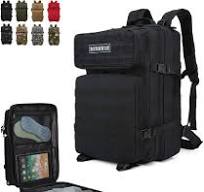 Doshwin 40L Zaino Militare Tattico Molle Assalto da Trekking Escursionismo  Viaggio per Donna Uomo (Nero) : Amazon.it: Sport e tempo libero