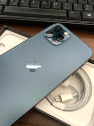 Product works and looks like new. Iphone 12 Pro Pacific Blue Iphone