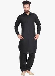25 New Collection Of Black Kurta Pajama Designs For Stylish Look Which is the best color to buy punjabi kurta pajama? black kurta pajama designs for stylish look