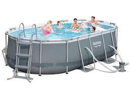 Petite Piscine Tubulaire Ovale Bestway Differentes Dimensions Boutique Jardinitis