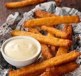 ¡PALITOS DE PATATA CRUJIENTES! 😮‍💨 Sin frituras y con un resultado  espectacular. Ahora entiendo por qué son tan virales. Puedes hacerlos en  horno o en tu freidora de aire👌🏽, ., PALITOS DE PATATA ...