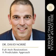 Dr. David Norré will be diving into Full Arch Restoration: A Predictable  Approach at our upcoming meeting. Discover how digital integration is  transforming implantology, and gain fresh insights into a fully digital